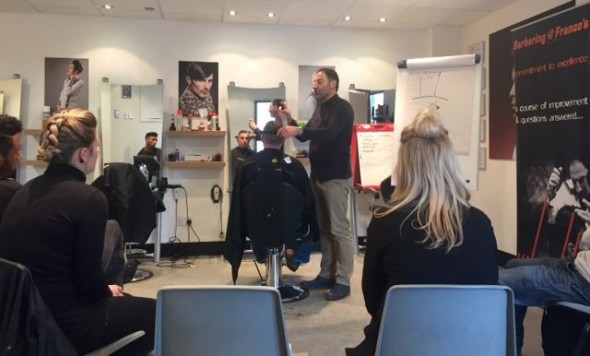 barbering expertise from Franco Lombardi of Barbering@Franco's in Bristol