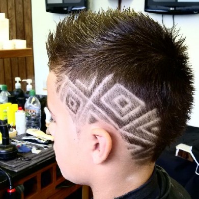 hair pattern hairstyle for men in Bristol from Barbering@Franco's