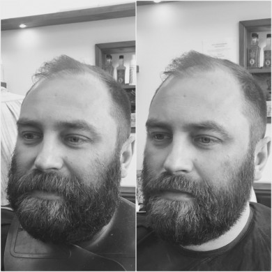 Beard shaping in Bristol from Barbering@Franco's 