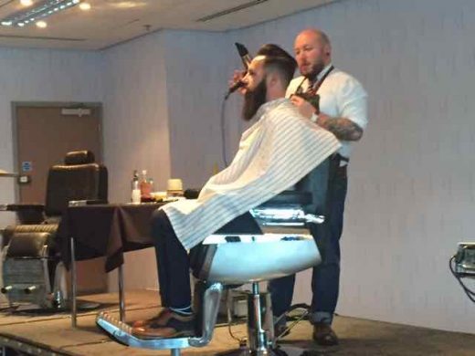 Brisotl barber at Barber UK event