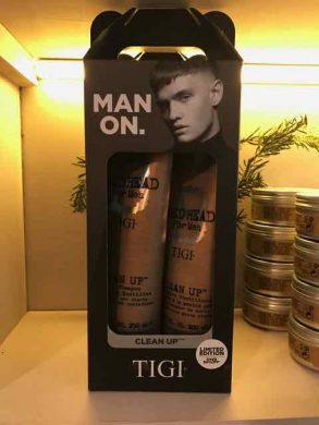 TIGI Clean Up hair products for men in Bristol at Franco's Barbering Lounge