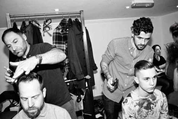 Bristol barbers Franco Lombardi and Josh Parr from Franco's Barbering Lounge