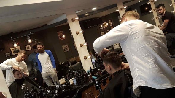 Barbering techniques in Bristol at Franco's Barbering Lounge