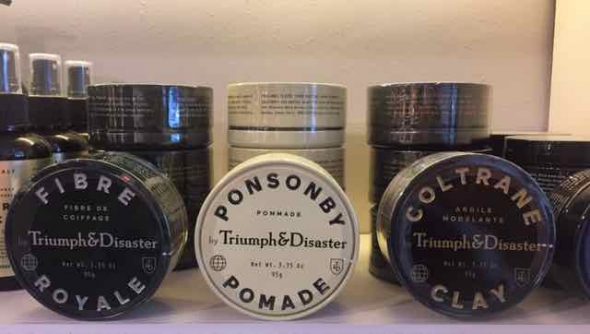 men's hair products in Bristol at Franco's Barbering Lounge Triumpgh & Disaster Fibre Royale