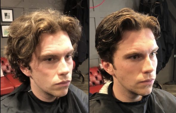 mens curly hairdressing experts Bristol
